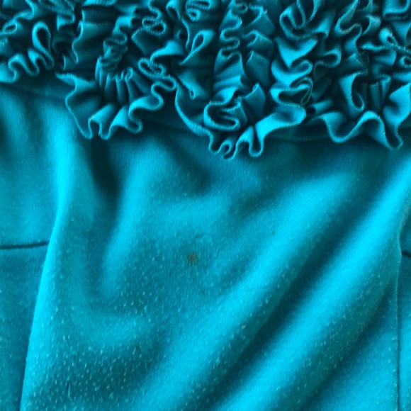 💞Robin’s Egg Blue Sleeveless Ruffle Dress💞 - Picture 5 of 7